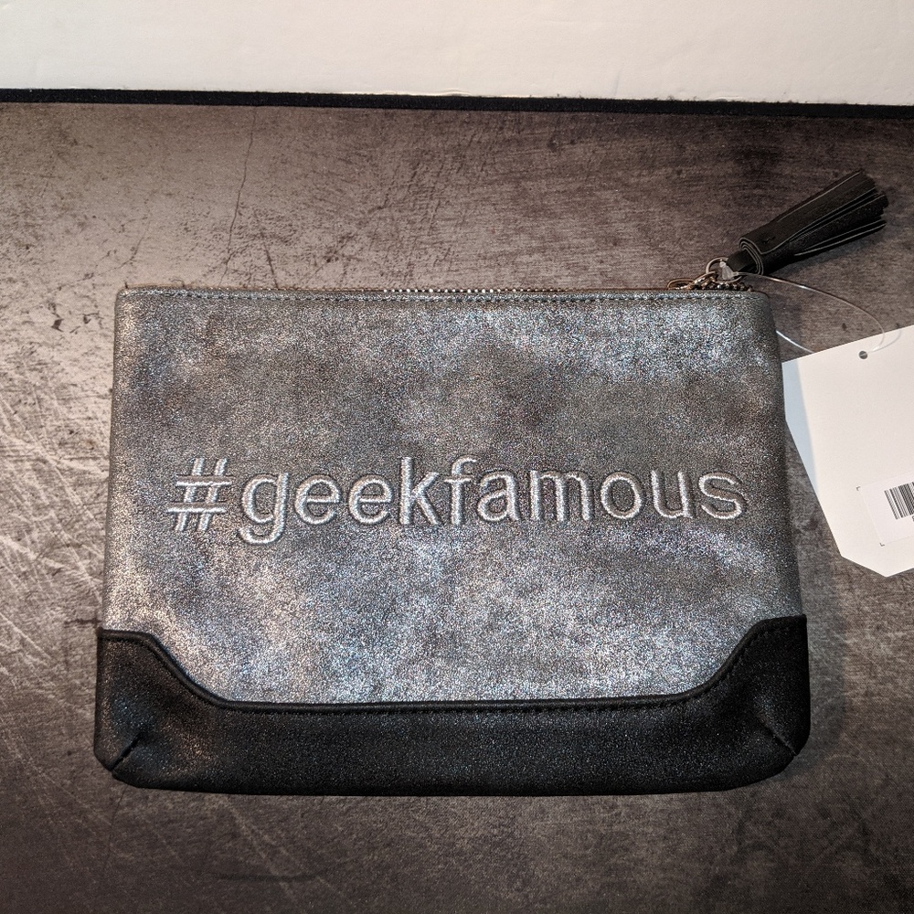 Geekfamous Clutch / Makeup Pouch - 8" x 6" 1/2"